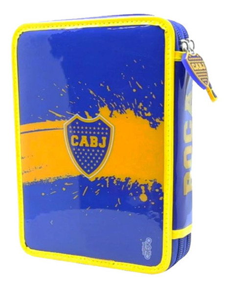 Cartuchera Pvc Boca Juniors 2 Pisos Cresko 1 Cartuchera Pvc Boca Juniors 2 Pisos Cresko 1