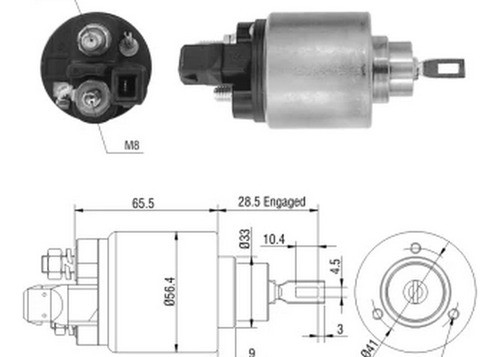 Solenoide O Automatico De Arranque Zm 972 0
