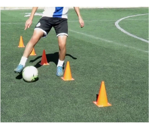 Cono Rígido Pvc X20 Uni Entrenamiento Roller Futbol Gymman C 1