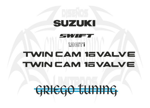 Tun Adhesivos Suzuki Swift 1.3 Gti Medias Originales X Auto 1