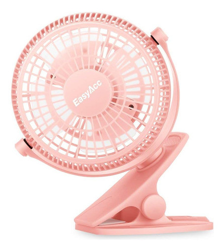 Easyacc Ventilador Escritorio Clip 720° Rotación Mini Usb 0