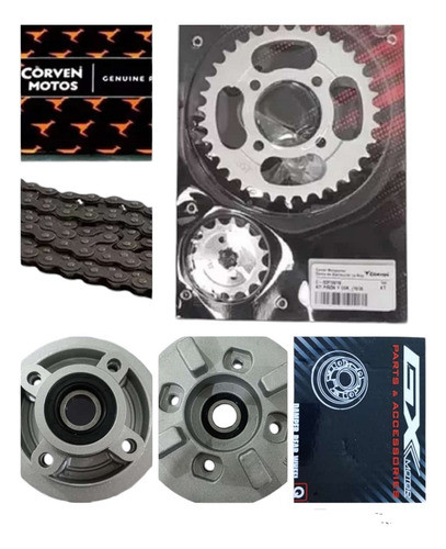 Kit Transmisión Motos 110 Completo Premium 0