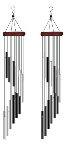 2 Pack Campanas De Viento Para Exteriores, Campanillas De Vi 0
