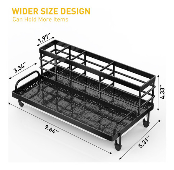 Organizador Para Bacha De Cocina Antideslizante - Negro 1 Organizador Para Bacha De Cocina Antideslizante - Negro 1