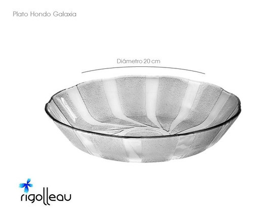 Plato Hondo Galaxia Flint Rigolleau X 6 !! Copa Oferta 1