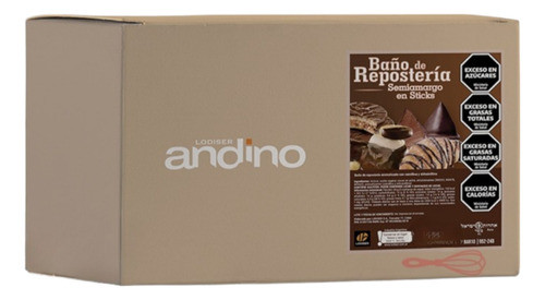 Lodiser Andino Baño De Repostería Semiamargo De 5kg 0