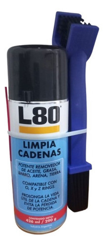 Limpia Cadenas L80 Con Cepillo 0