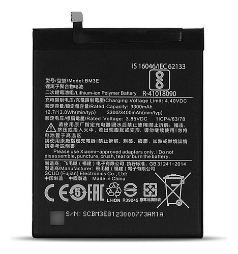 Bateria Bm3e Para Xiaomi Mi 8 Bm3e M1808d Con Garantia 0