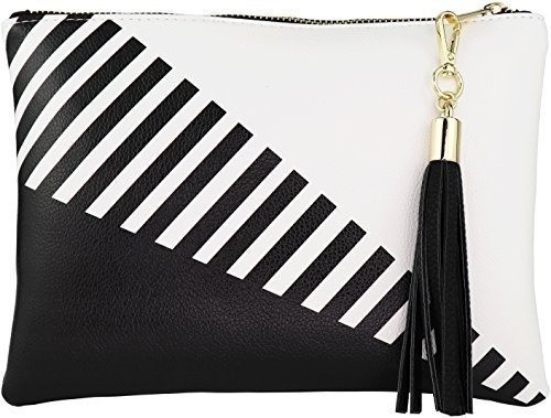Bolsa De Embrague Vegana Brentano Con Acento De Borla 1