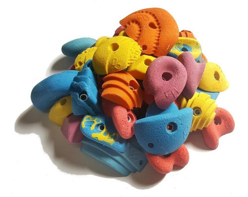 50 Tomas De Escalada Pack Inicial Con Tornillos Envío Gratis 1