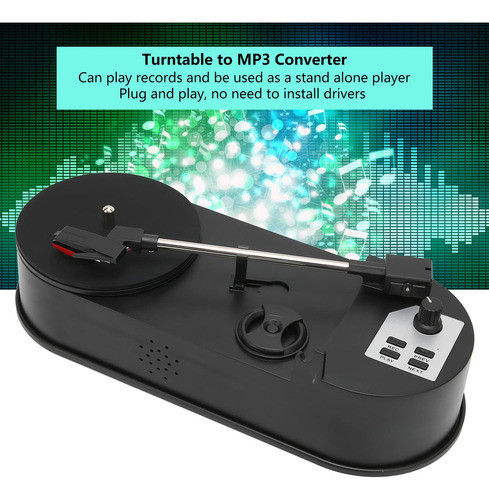 Gowenic Convertidor De Tocadiscos A Mp3, Mini Reproductor De 1