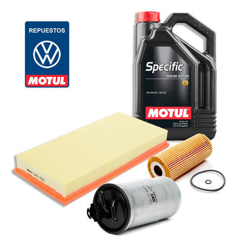 Kit Filtros Bora 1.9 Tdi 2003 2004 2005 Axr X4 + Aceite 5w40 0