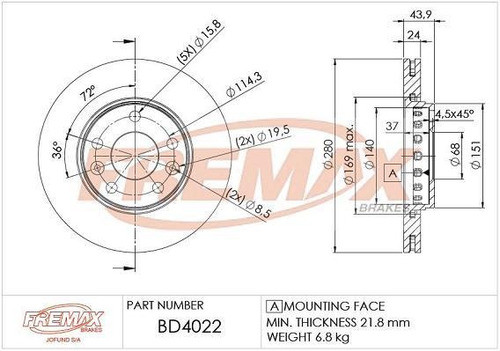 Kit Discos Y Pastillas Renault Fluence 1.6 16v Delantero 1