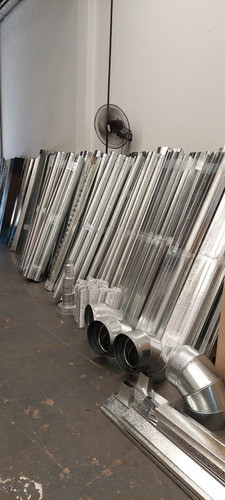 Caño Redondo Chapa Galvanizada 7 Pulgadas Para Ventilación 1