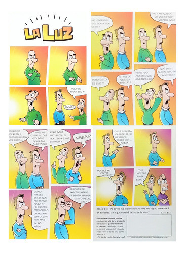 Tratados / Folleto Evangelístico - La Luz X 100 Unidades 1