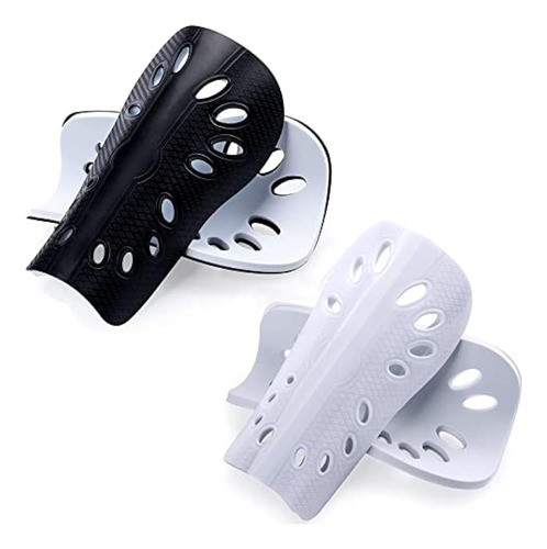 Espinilleras De Fútbol, 2 Pares De Espinilleras 0