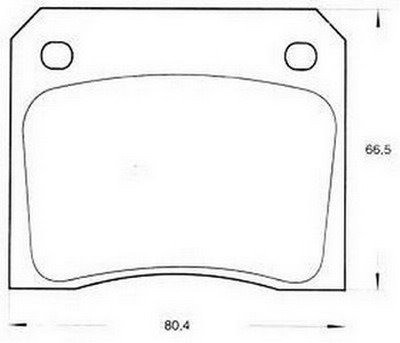 Pastillas Freno Fiat 1500 1600 125 Peugeot 404 504 Mod Viejo 1