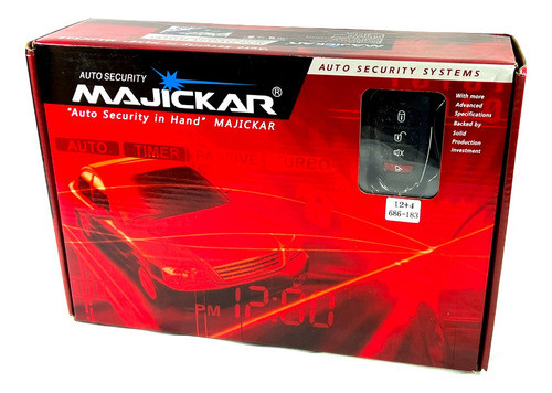 Alarma Automovil Marckar + 2 Controles + Sirena Completa A30 0