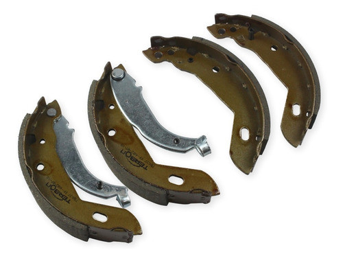 4 Patines Freno Citroen Zx 32mm X 180mm Trasera 0
