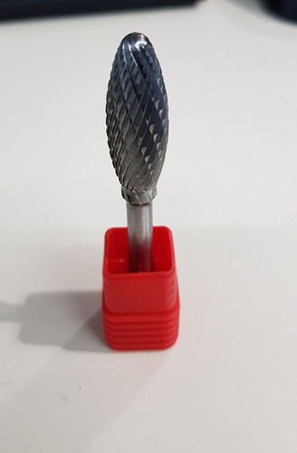 Lima Rotativa De Metal Duro Cilindrica Forma De Flama Sh 6 1