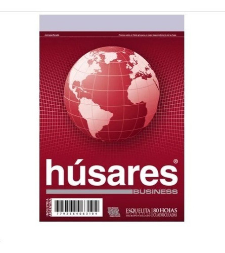 Block A6 Husares 6310 Esquelita - Pack X48 - 80 Hojas Cuad 0