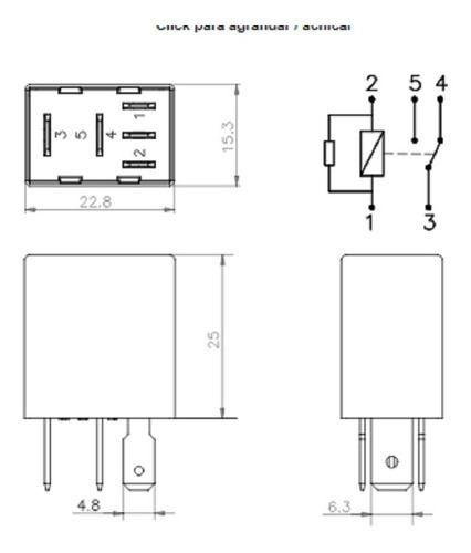 Relay Inversor 5 Pines Dze Bajaj Avenger 220 1