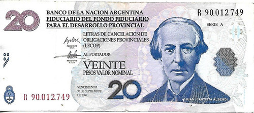 Ec# 206r Bono 20 Lecop Reposicion T1 Mb- Palermo 0