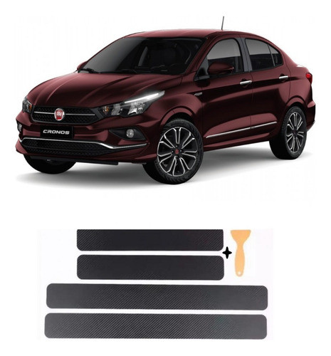 Accesorio Tuning Cubre Zócalos Carbono Fiat Cronos 2021 0