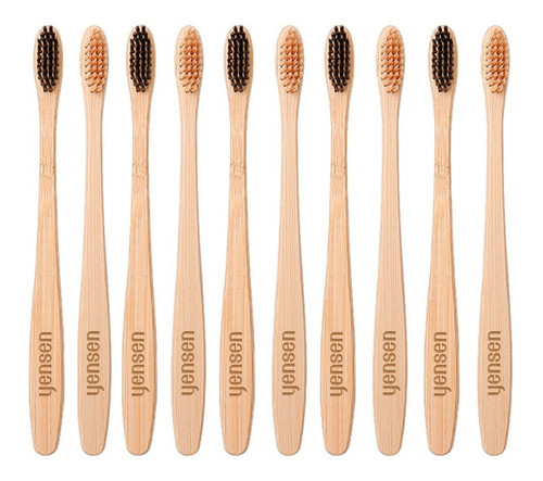 Cepillo De Dientes Ecológico De Bambú Biodegradable Suave 1