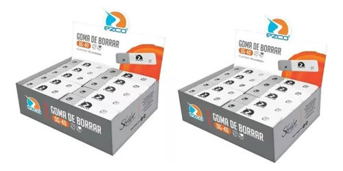 80 Gomas De Borrar Ezco Lapiz Y Tinta En Caja Dg-40 0