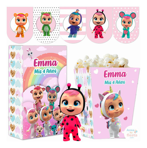 Kit Imprimible Bebé Llorones Texto Editable 0