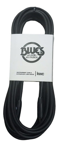 Cable Blues Kwc P/guitarra Bajo Plug Plug 6mts Bk 1
