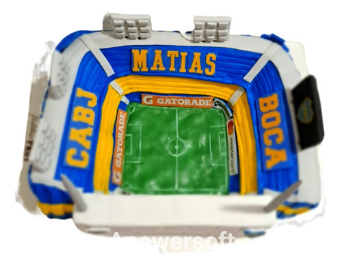 Torta Estadio Boca Juniors, Torta Cancha Boca Estadio Fútbol 0