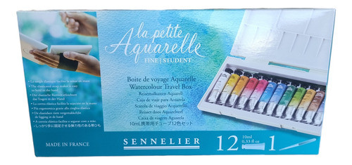 Acuarela Sennelier 12 Tubos 10ml La Petit Aquarelle 0
