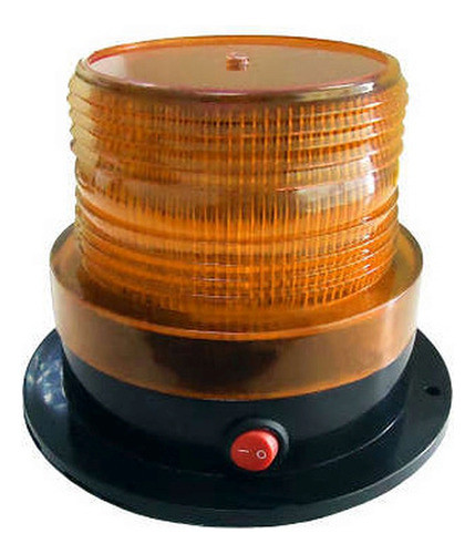 Baliza Flash Intermitente Ambar Solar Bateria Interna 0