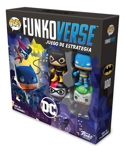 Funkoverse Dc Comics 4 Figuras Juego De Estrategia Ingles 1
