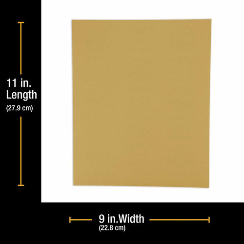 10 Lijas Dura-gold 23cm X 28cm Grano Surtido 80 A 320 1