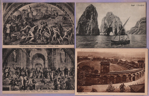 0307_lote De 12 Tarjetas Postales De Italia 0