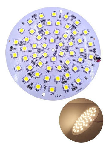 Luz Pileta Placa Led Blanca 10w 110mm Por 3 Placas 0
