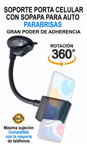 Soporte Apoya Celular Auto Escritorio Mesa Universal Flexi 1