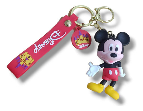 Mickey Llavero Silicona Cinta Pasacinto/aro/gancho Seguridad 0