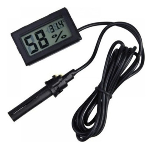 Termohigrómetro Sensor Humedad Con Display Emakers 1