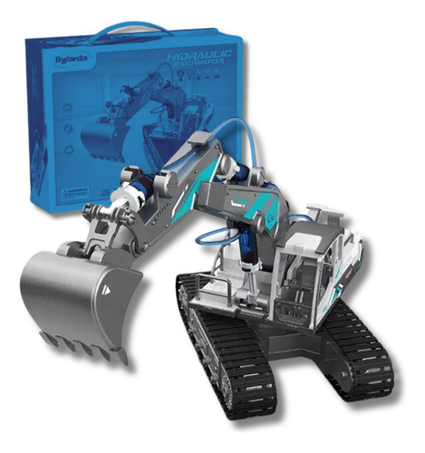 Escavadora Hidráulica Kit Robótica P/ensamblar - Steam Toy 0