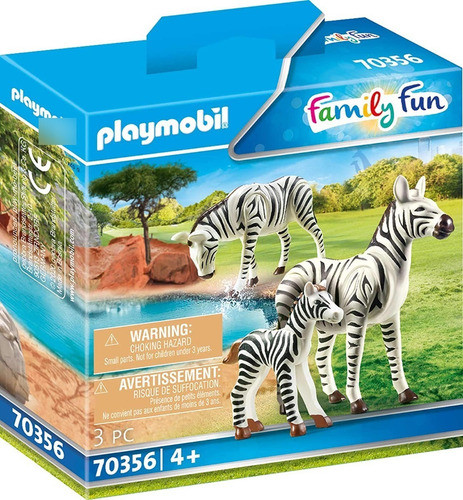 Playmobil Family Fun Cebra Con Bebes  70356 Pido Gancho 0