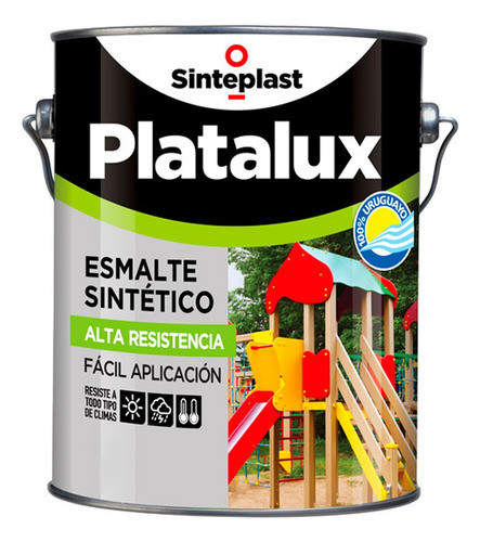 Esmalte Sintético 0,9l Platalux Sinteplast Colores Económico 0