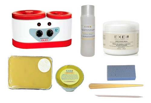 Kit Calentador Arcametal 1,2 Kg + Cera + Cremas Exel 0