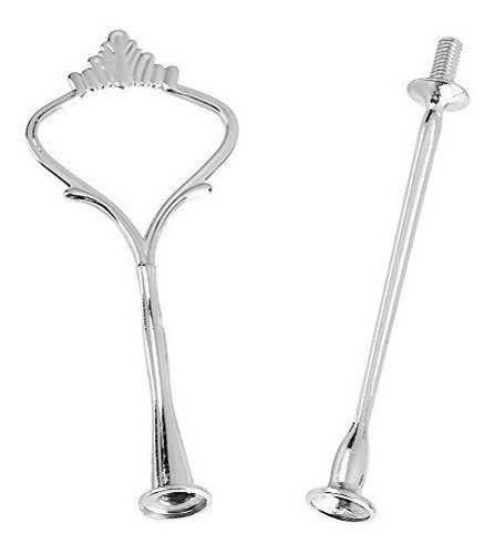 Accesorios Para Soporte De Plato 2niveles Plateado Pack X 3u 0