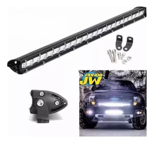 Barra Ultra Slim De 48 Leds 144w 130 Cm Spot Off Road 4x4 0
