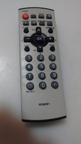 Control Remoto Nuevo C/gtía Tv Panasonic Rem081 1
