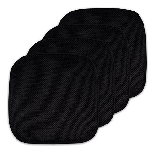 Paquete De 4 Almohadillas De Espuma Viscoelástica Con Respal 0